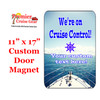Cruise Ship Door Magnet - Extra large 11" x 17" - Cruise Control 5