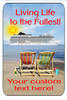 Cruise Ship Door Magnet - Extra large 11" x 17" - Fullest 1