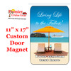 Cruise Ship Door Magnet - Extra large 11" x 17" - Fullest 2