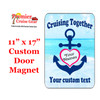 Cruise Ship Door Magnet - Extra large 11" x 17" - Together