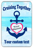 Cruise Ship Door Magnet - Extra large 11" x 17" - Together