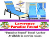 Custom Towel Anchor - Paradise Found