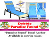 Custom Towel Anchor - Paradise Found