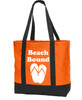 Poly Canvas Tote Bag - beach bound