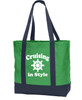 Poly Canvas Tote Bag -in style