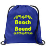 Cruise & Beach theme drawstring back pack - design 001
