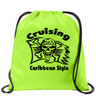 Cruise & Beach theme drawstring back pack - design 005
