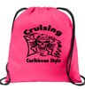 Cruise & Beach theme drawstring back pack - design 005