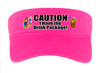 Cruise Visor - Choice of visor color with full color art work - Caution