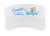 Cruise Visor - Choice of visor color with full color art work - Cruisin & Boozin