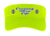 Cruise Visor - Choice of visor color with full color art work - Cruising thru life