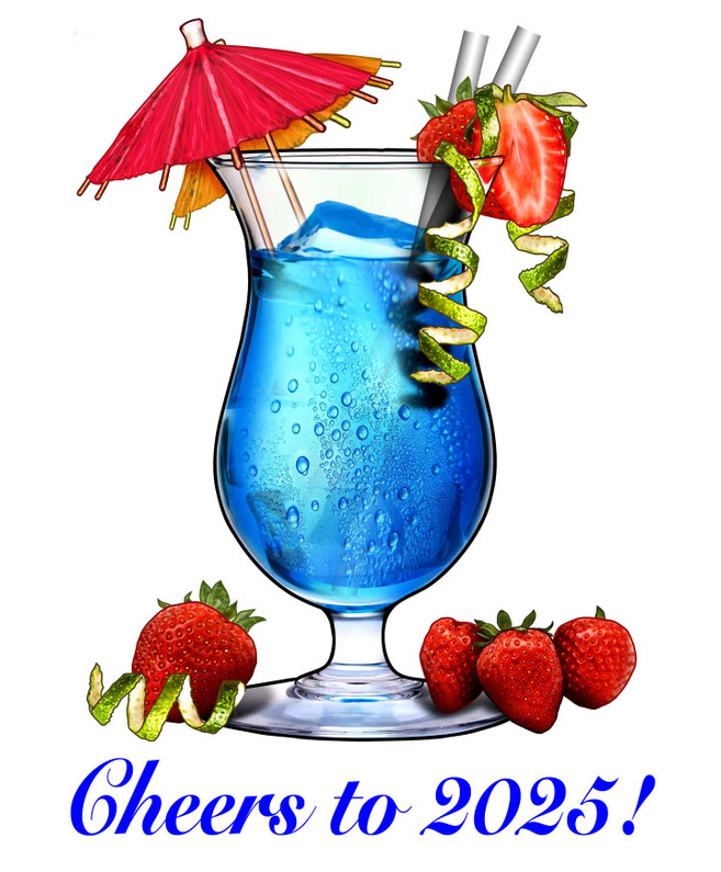 Cheers to 2025!  See what we have planned this year!
