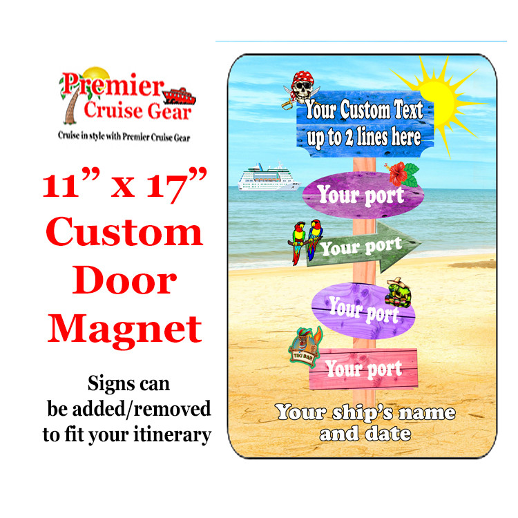 Cruise Ship Door Banner Adventure Begins