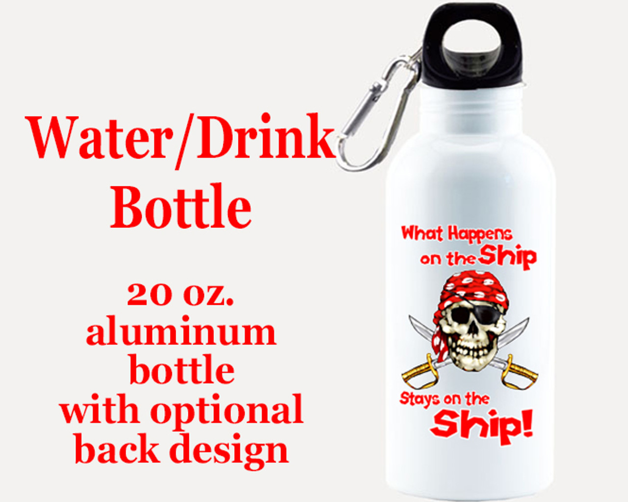 Your Custom Printed 20oz Aluminum Water Bottle Dishwasher Safe