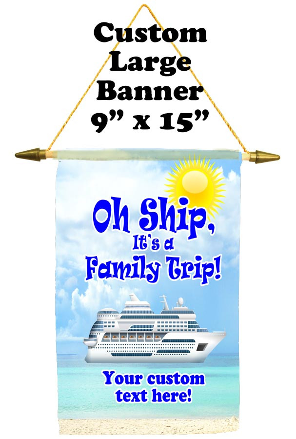Cruise Ship Door Banner Adventure Begins