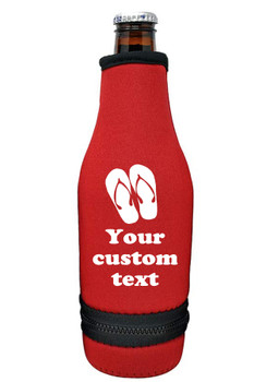 Cruise themed bottle sleeve.  Custom with your text and choice of color.  Design 003