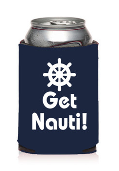 Cruise themed can sleeve.  Choice of color and custom option available.  Design 012