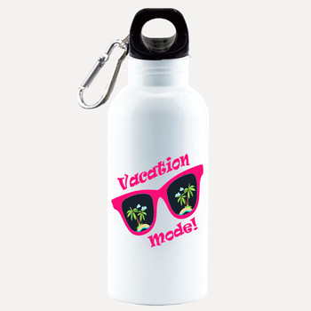 Cruise themed Water - Beverage Bottle.  20 Oz Aluminum Bottle with optional back design.  Design 0019