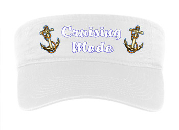 Cruise Visor - Choice of visor color with full color art work - Cruising Mode
