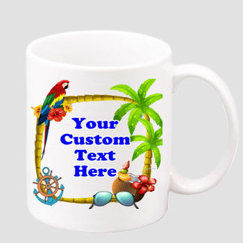 Cruise & Beach theme Custom 11 oz. mug.  Great gift for friends & family or as a special memento for you!  (003