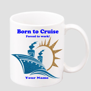 Cruise & Beach theme Custom 11 oz. mug.  Great gift for friends & family or as a special memento for you!  (014