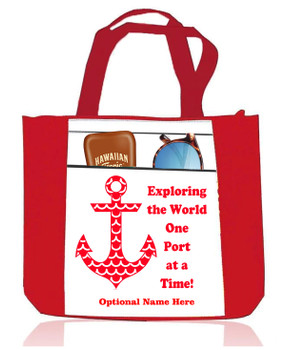 Cruising and Beach theme Tote Bag - "Exploring"