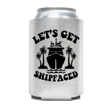 Cruise themed can sleeve.  Choice of color. - shipfaced