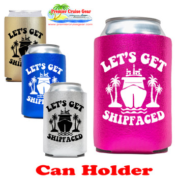 Cruise themed can sleeve.  Choice of color. - shipfaced