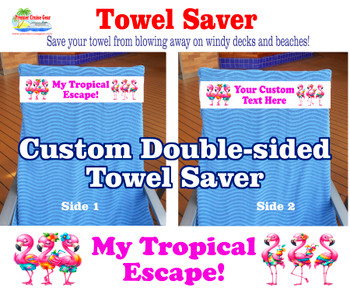 New Towel Saver - Custom towel band to save your towels from blowing away (025