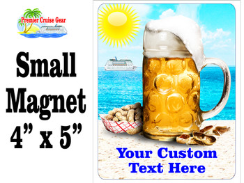 Small Cruise theme Magnet to add to your door decorations with this customizable magnet. Great for adding names, ports, etc...to your door!  3