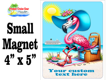 Small Cruise theme Magnet to add to your door decorations with this customizable magnet. Great for adding names, ports, etc...to your door!  9
