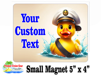 Small Cruise theme Magnet to add to your door decorations with this customizable magnet. Great for adding names, ports, etc...to your door!  17