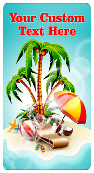 Medium Cruise Theme Magnet. Add to your door decorations with this custom magnet. Great for adding names, ports, etc...to your door!  5 1/2" x 10 1/2" Customizable!  Design 7