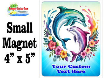Small Cruise theme Magnet to add to your door decorations with this customizable magnet. Great for adding names, ports, etc...to your door!  22