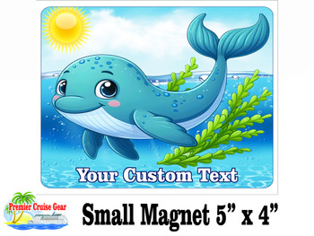 Small Cruise theme Magnet to add to your door decorations with this customizable magnet. Great for adding names, ports, etc...to your door!  27
