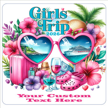 Cruise Ship Door Magnet - 11" x 11"  - Show off your cruising spirit and find your cabin easier!