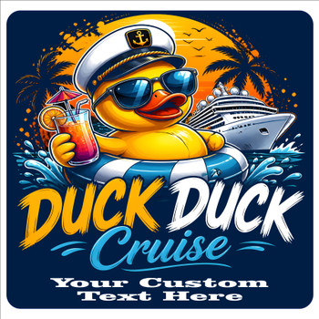 Cruise Ship Door Magnet - 11" x 11"  - Show off your cruising spirit and find your cabin easier!