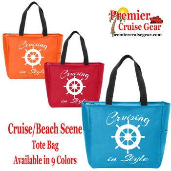 Cruising in Style  Canvas Tote Bag