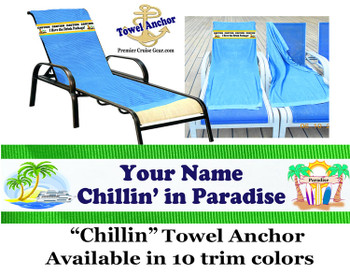 Custom Towel Anchor - Chillin