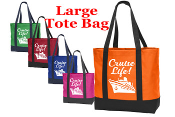 Poly Canvas Tote Bag -cruise life