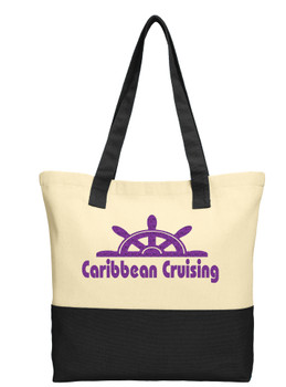 Cruise and Beach Tote Bag - Caribbean Cruising
