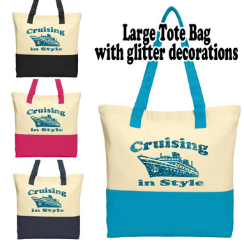 Cruise and Beach Tote Bag -In Style