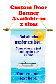 Cruise Ship Door Banner - wander