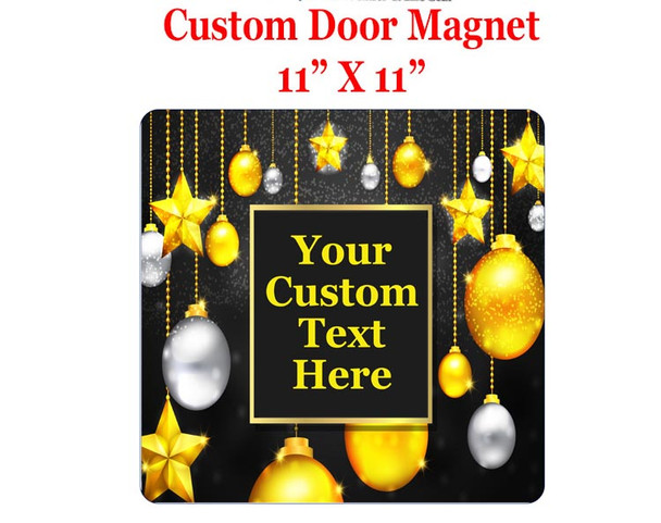Cruise Ship Door Magnet - 11" x 11" - Holiday 1