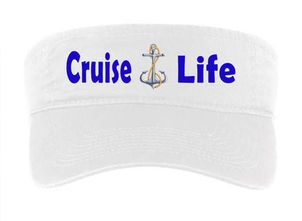 Cruise Visor - Full color art work with choice of 7 visor colors.  (s103