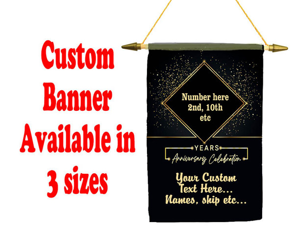 Cruise Ship Door Banner -  available in 3 sizes.    Custom with your text!  - Honeymoon 2