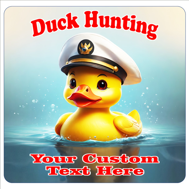 2024 Duck Hunting Cruise Ship Door Magnet - 11" x 11" -3