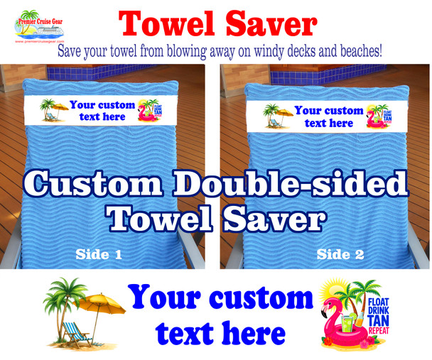 New Towel Saver - Custom towel band with personality to save your towels from blowing away. 2026-6