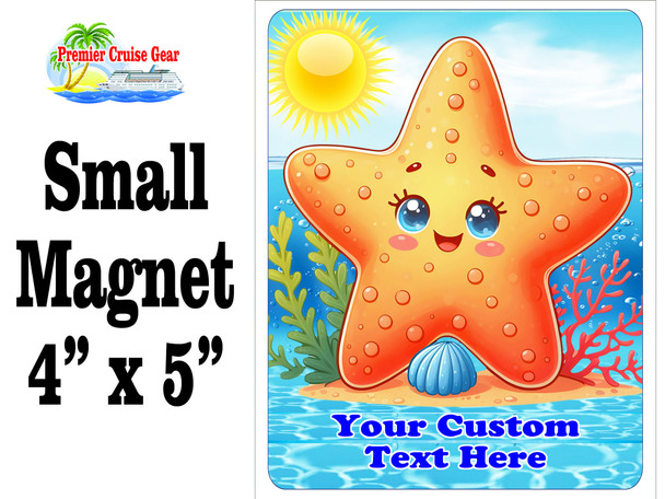 Small Cruise theme Magnet to add to your door decorations with this customizable magnet. Great for adding names, ports, etc...to your door!  26