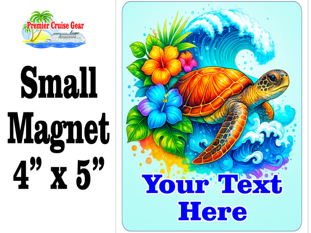 Small Cruise theme Magnet to add to your door decorations with this customizable magnet. Great for adding names, ports, etc...to your door!  28